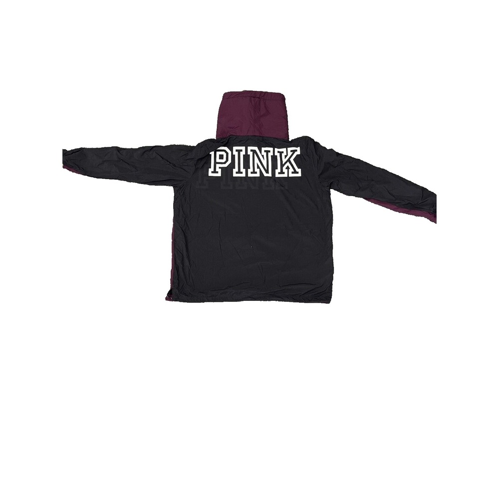 Victoria's Secret PINK Mock Neck Windbreaker Pullover Women's Size Large